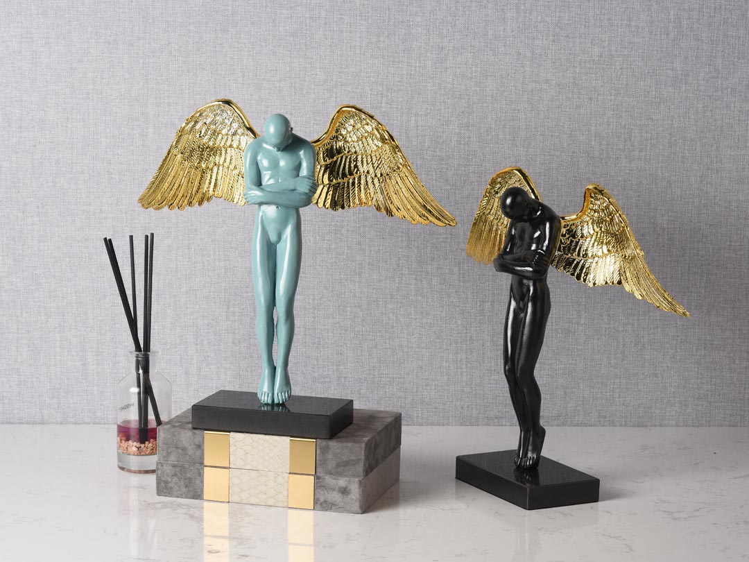 Angel Art Resin Decor Sculpture