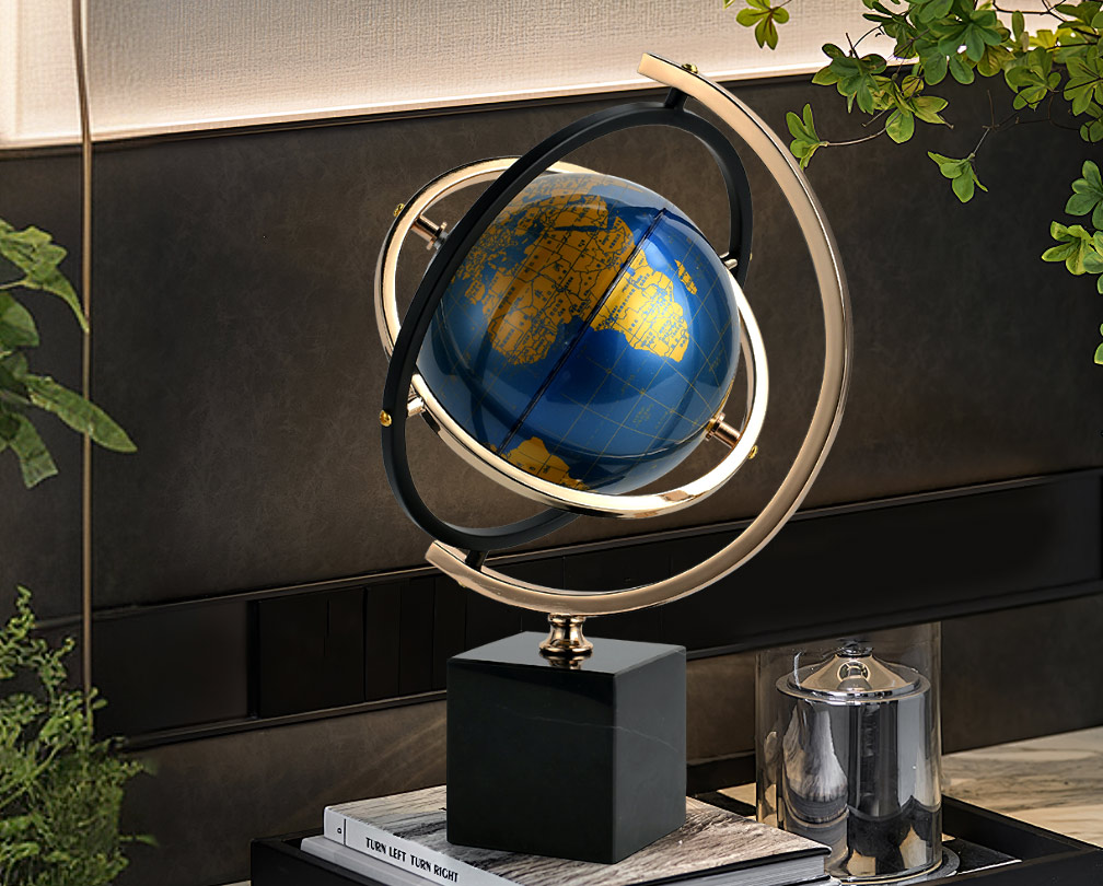 Blue Globe ornament